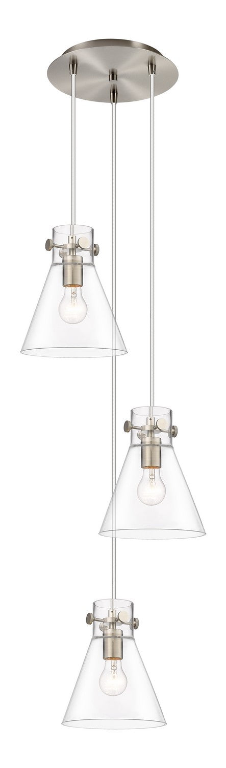 Innovations Downtown Urban 113-410-1PS-SN-G411-8CL Pendant Light - Brushed Satin Nickel