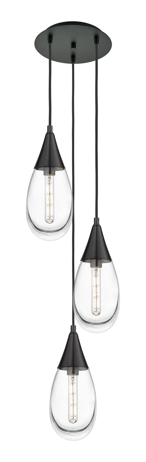 Innovations Downtown Urban 113-450-1P-BK-G450-6CL Pendant Light - Matte Black