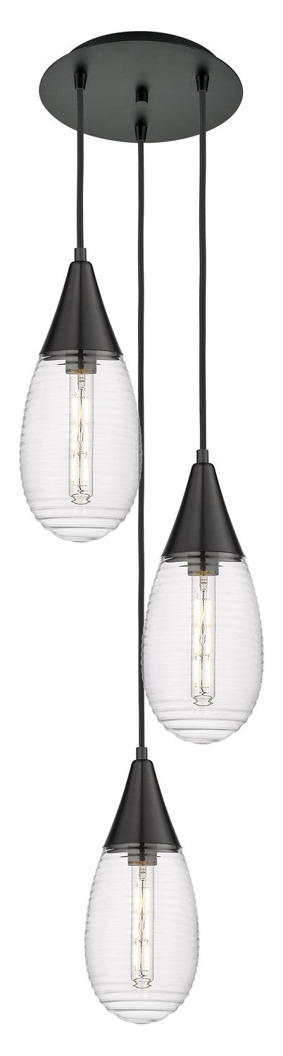 Innovations Downtown Urban 113-450-1P-BK-G450-6SCL Pendant Light - Matte Black