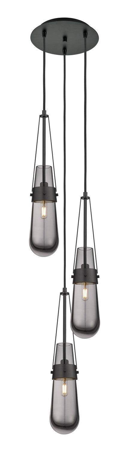 Innovations Downtown Urban 113-452-1P-BK-G452-4SM Pendant Light - Matte Black