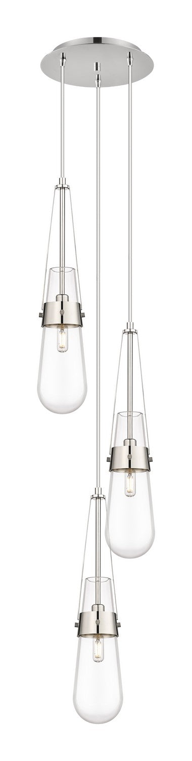 Innovations Downtown Urban 113-452-1P-PN-G452-4CL Pendant Light - Polished Nickel