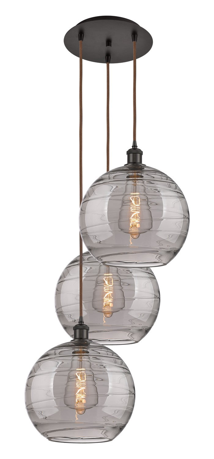 Innovations Ballston 113B-3P-OB-G1213-12SM Pendant Light - Oil Rubbed Bronze