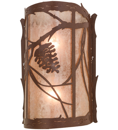 Meyda Tiffany Whispering Pines 136272 Wall Light - Rust