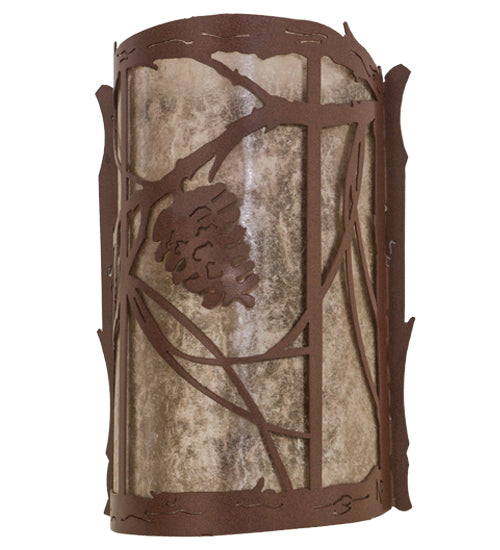 Meyda Tiffany Whispering Pines 136272 Wall Light - Rust