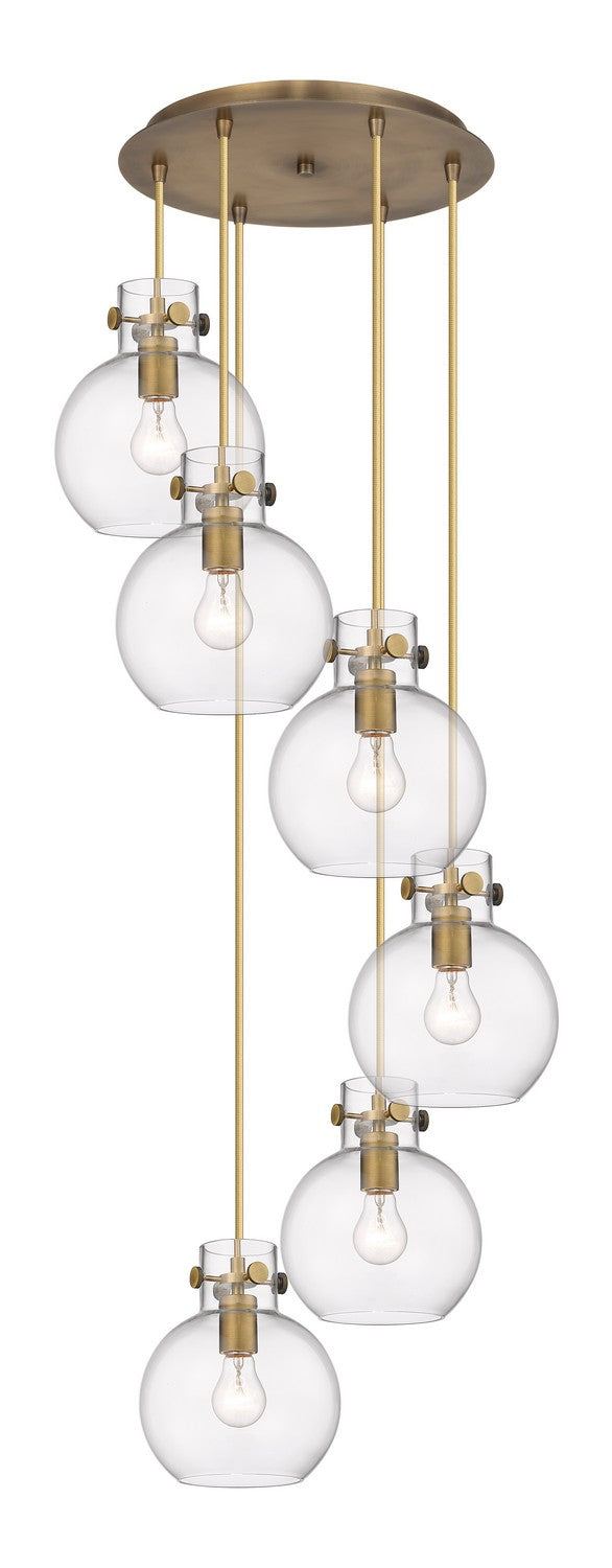 Innovations Downtown Urban 116-410-1PS-BB-G410-8CL Pendant Light - Brushed Brass