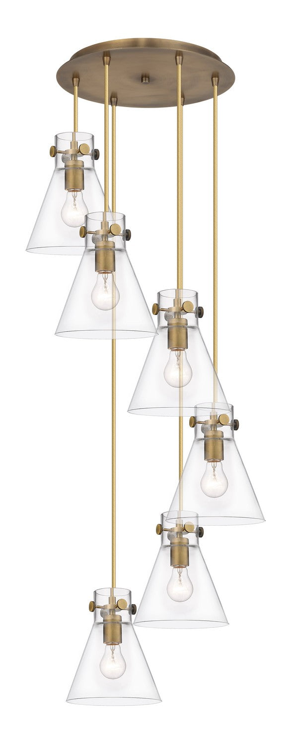 Innovations Downtown Urban 116-410-1PS-BB-G411-8CL Pendant Light - Brushed Brass