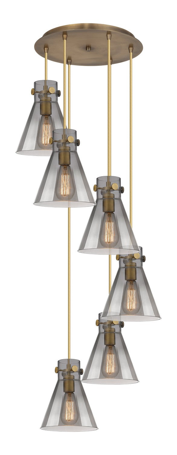 Innovations Downtown Urban 116-410-1PS-BB-G411-8SM Pendant Light - Brushed Brass