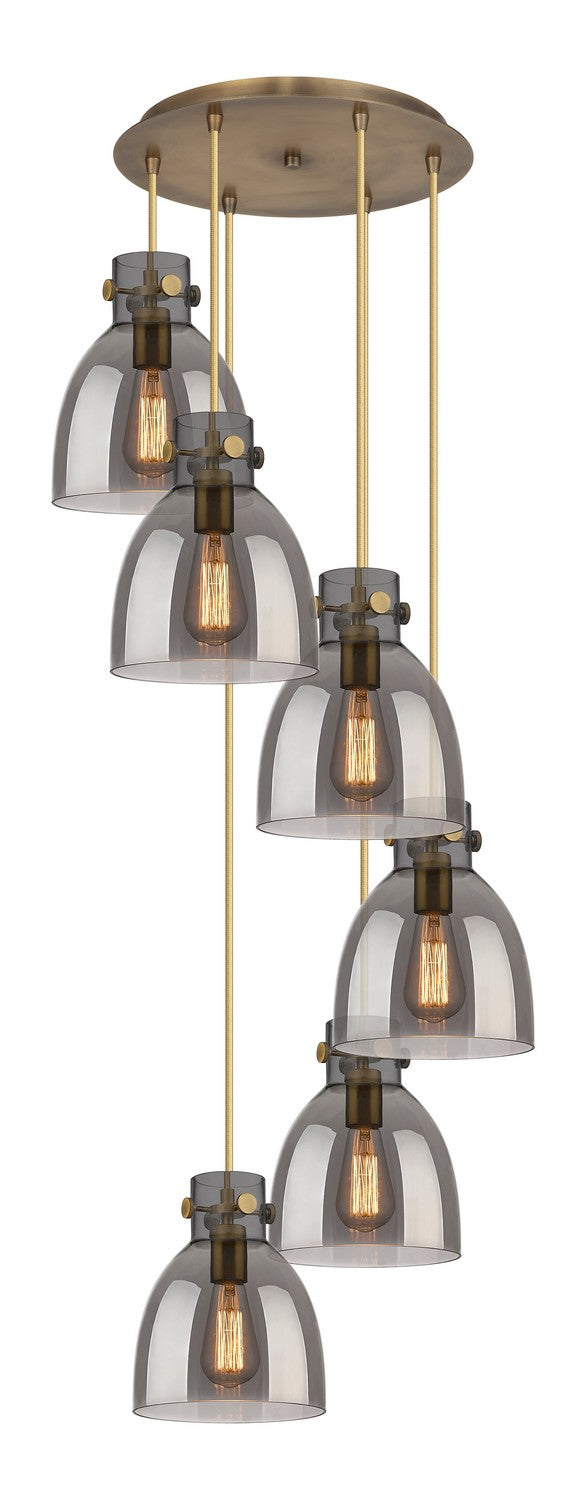 Innovations Downtown Urban 116-410-1PS-BB-G412-8SM Pendant Light - Brushed Brass