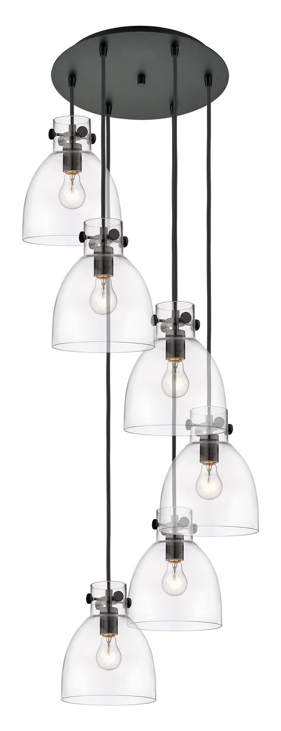 Innovations Downtown Urban 116-410-1PS-BK-G412-8CL Pendant Light - Matte Black