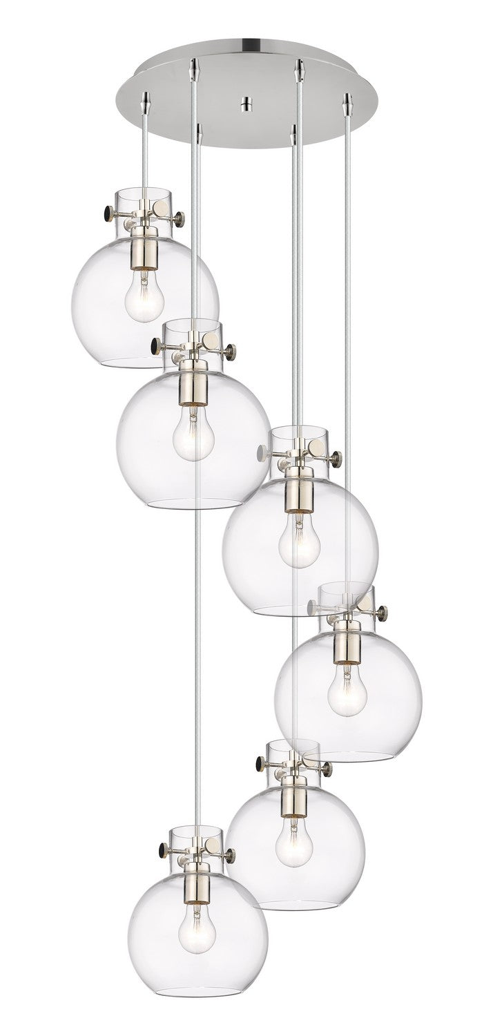 Innovations Newton 116-410-1PS-PN-G410-8CL Pendant Light - Polished Nickel