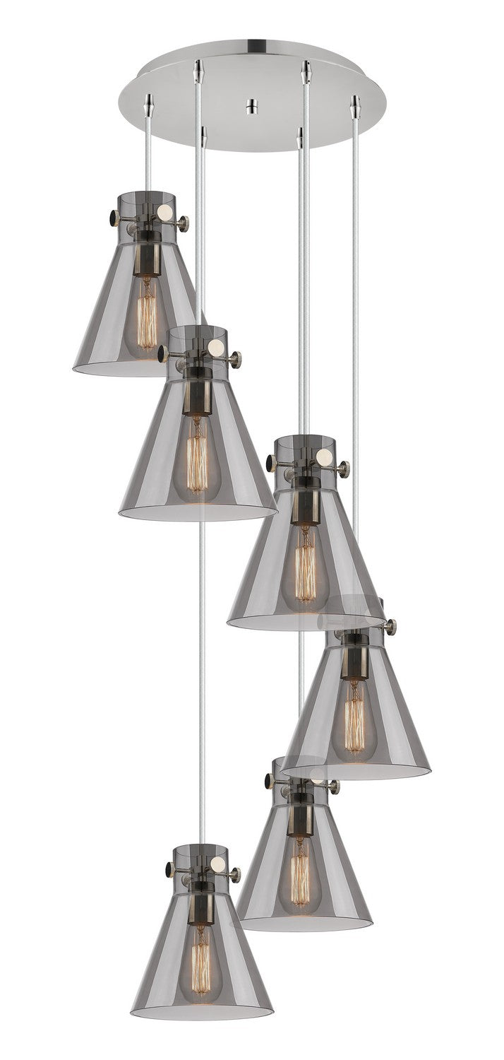 Innovations Downtown Urban 116-410-1PS-PN-G411-8SM Pendant Light - Polished Nickel