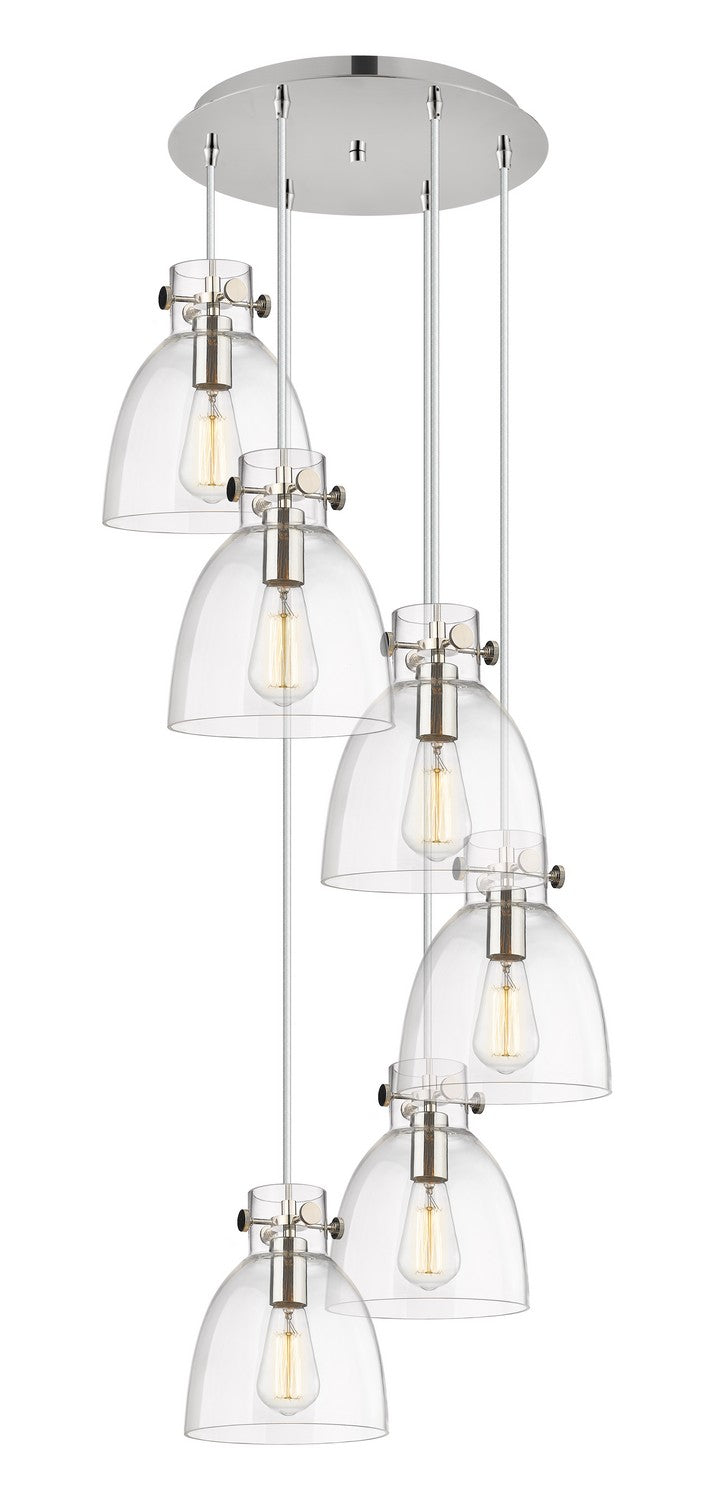 Innovations Downtown Urban 116-410-1PS-PN-G412-8CL Pendant Light - Polished Nickel