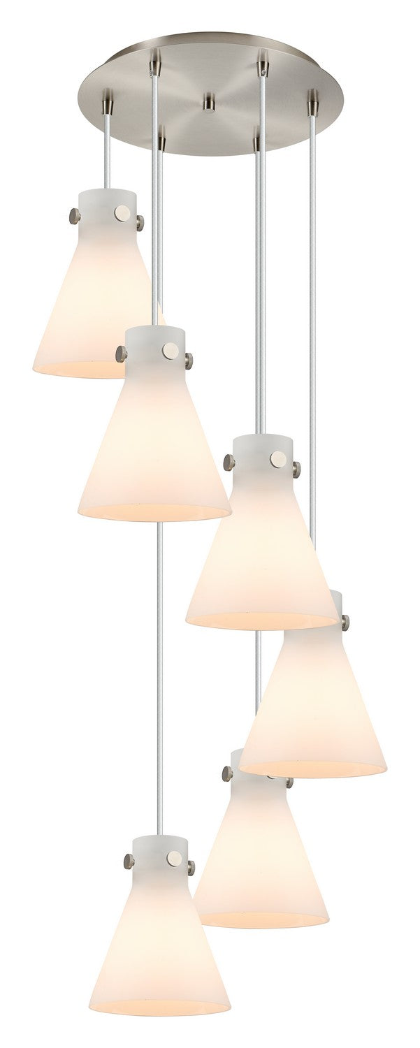 Innovations Downtown Urban 116-410-1PS-SN-G411-8WH Pendant Light - Brushed Satin Nickel