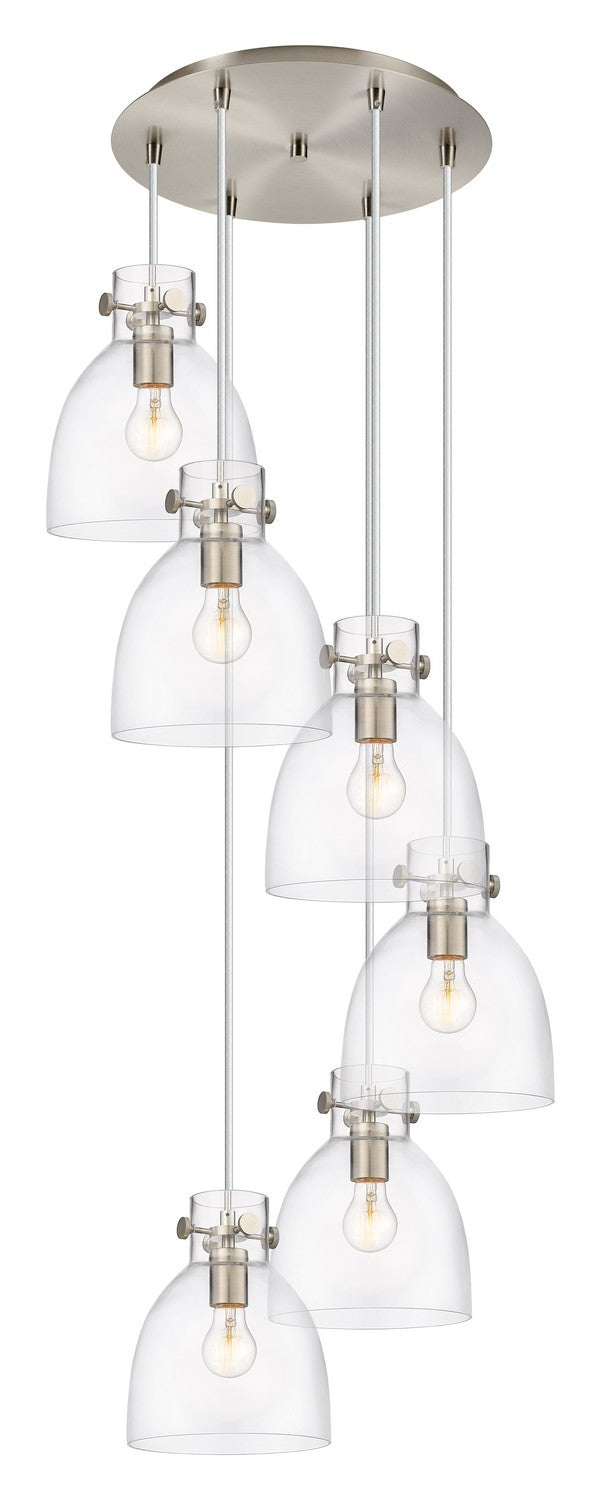 Innovations Downtown Urban 116-410-1PS-SN-G412-8CL Pendant Light - Brushed Satin Nickel