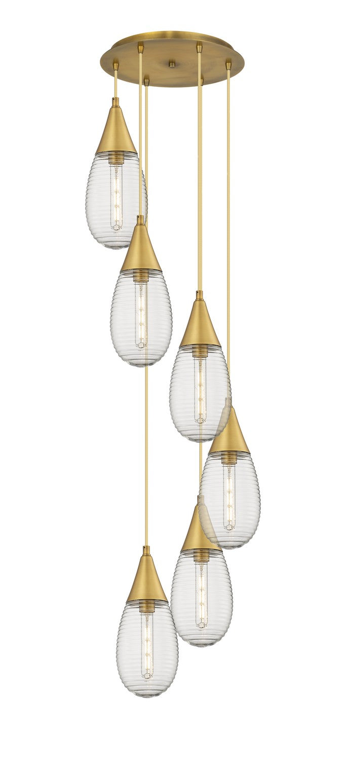 Innovations Downtown Urban 116-450-1P-BB-G450-6SCL Pendant Light - Brushed Brass