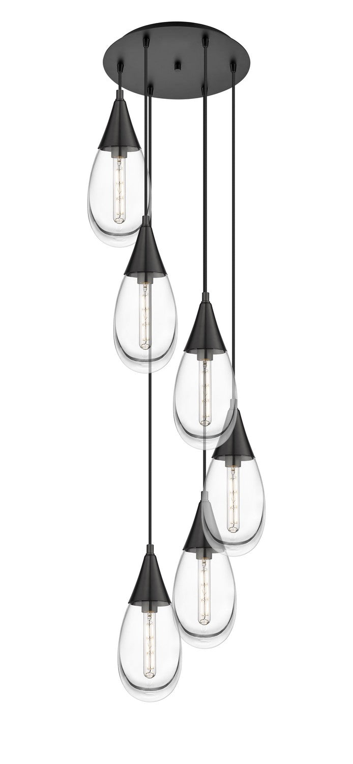 Innovations Downtown Urban 116-450-1P-BK-G450-6CL Pendant Light - Matte Black