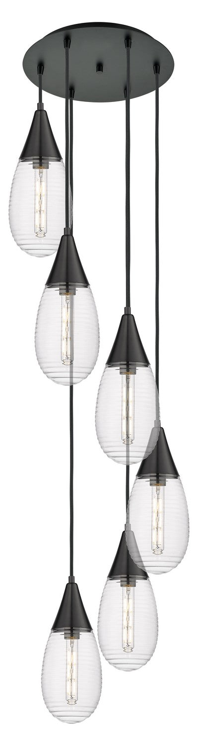 Innovations Downtown Urban 116-450-1P-BK-G450-6SCL Pendant Light - Matte Black