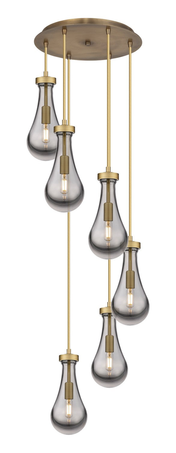 Innovations Downtown Urban 116-451-1P-BB-G451-5SM Pendant Light - Brushed Brass