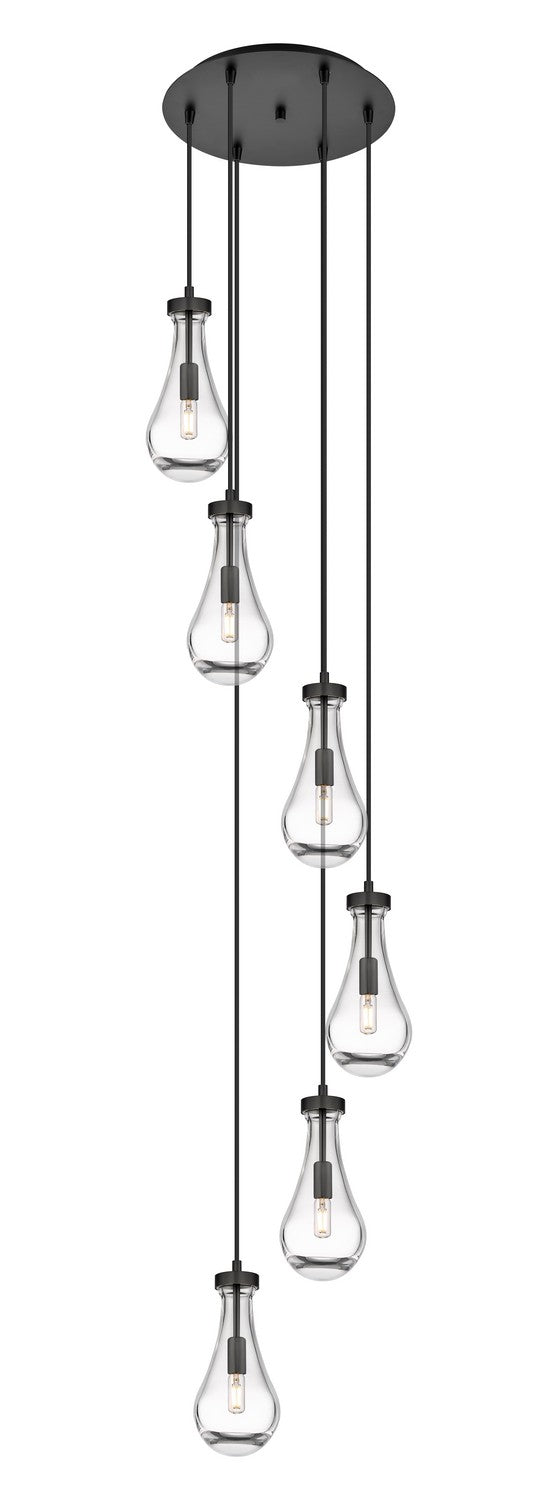 Innovations Downtown Urban 116-451-1P-BK-G451-5CL Pendant Light - Matte Black