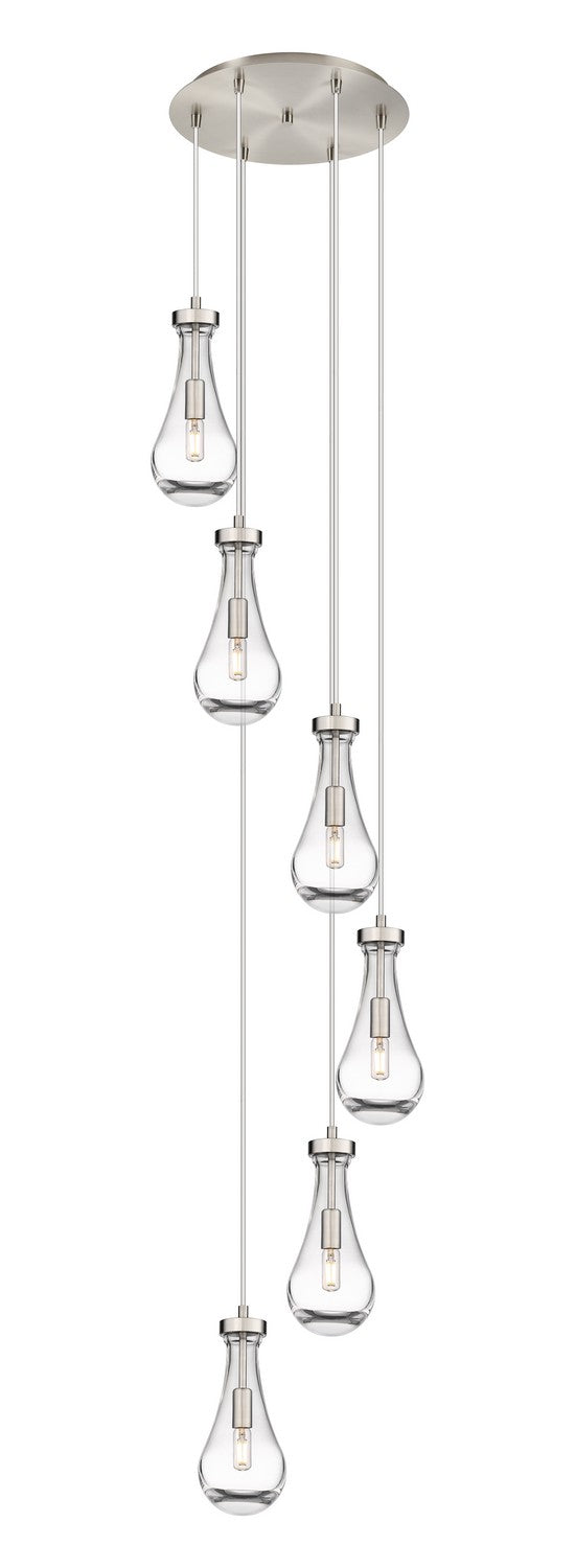 Innovations Downtown Urban 116-451-1P-SN-G451-5CL Pendant Light - Brushed Satin Nickel
