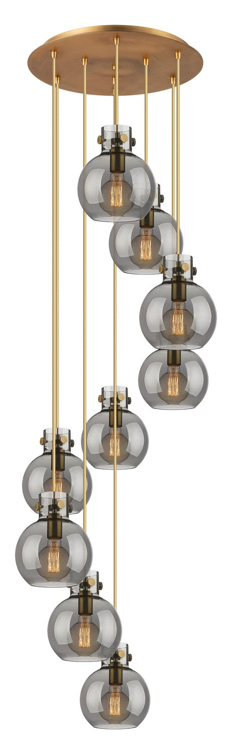 Innovations Newton 119-410-1PS-BB-G410-8SM Pendant Light - Brushed Brass