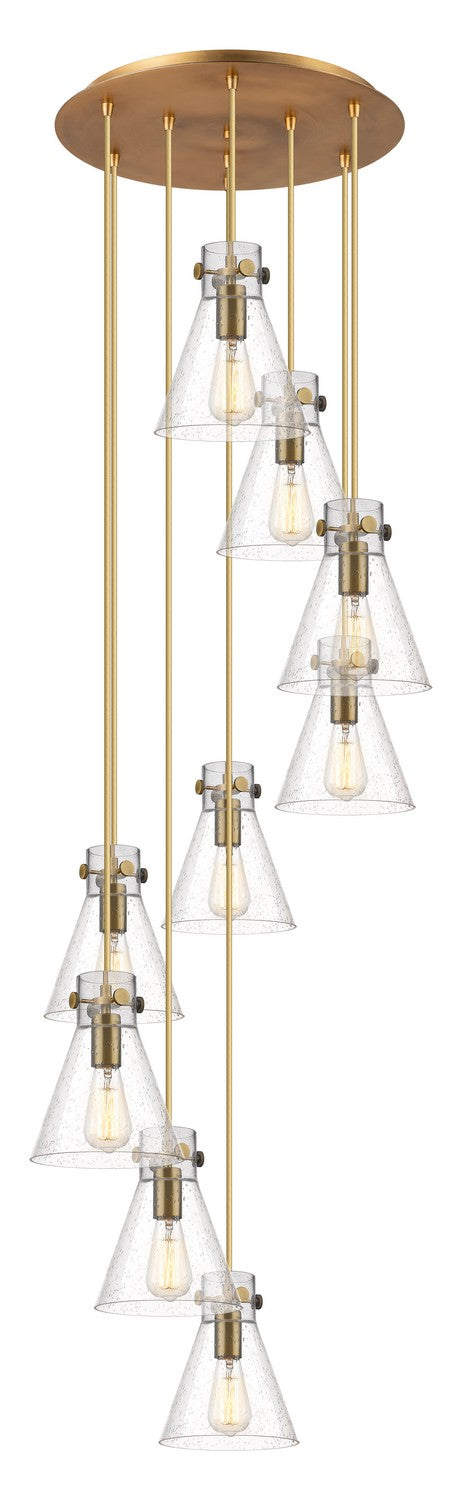 Innovations Downtown Urban 119-410-1PS-BB-G411-8SDY Pendant Light - Brushed Brass