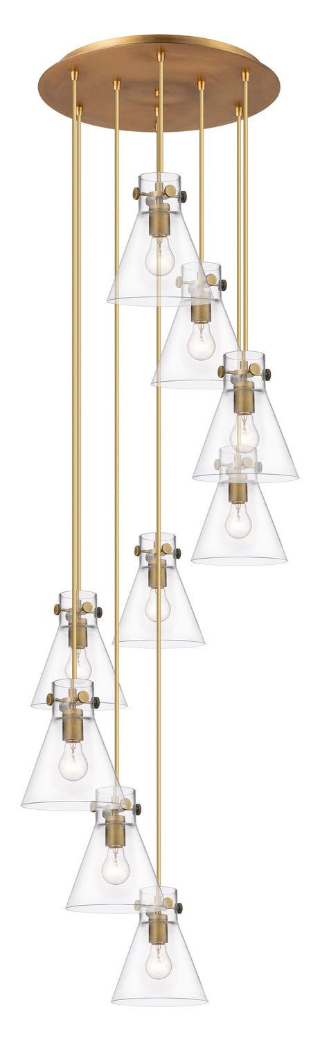 Innovations Downtown Urban 119-410-1PS-BB-G411-8CL Pendant Light - Brushed Brass