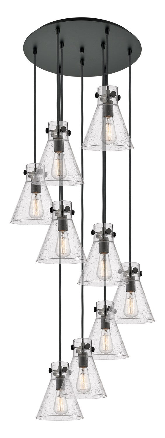 Innovations Downtown Urban 119-410-1PS-BK-G411-8SDY Pendant Light - Matte Black