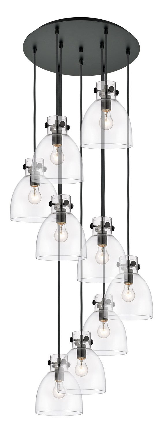 Innovations Downtown Urban 119-410-1PS-BK-G412-8CL Pendant Light - Matte Black