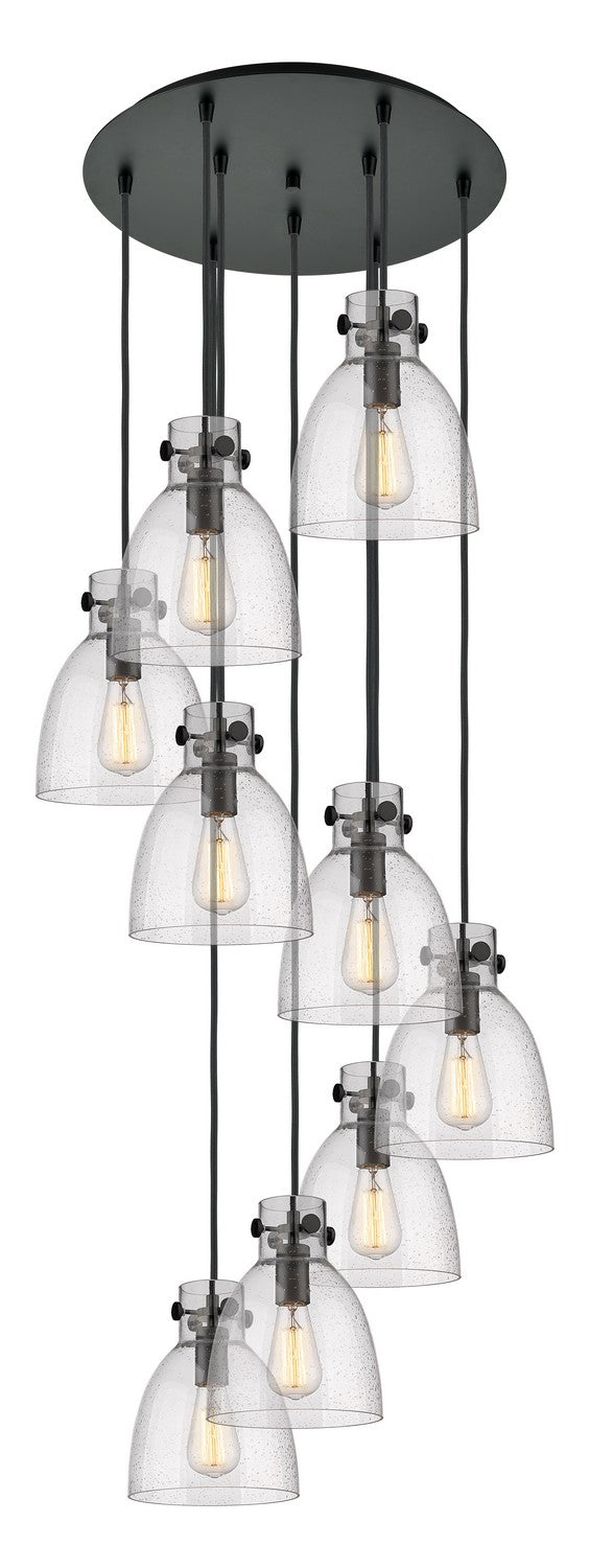 Innovations Downtown Urban 119-410-1PS-BK-G412-8SDY Pendant Light - Matte Black