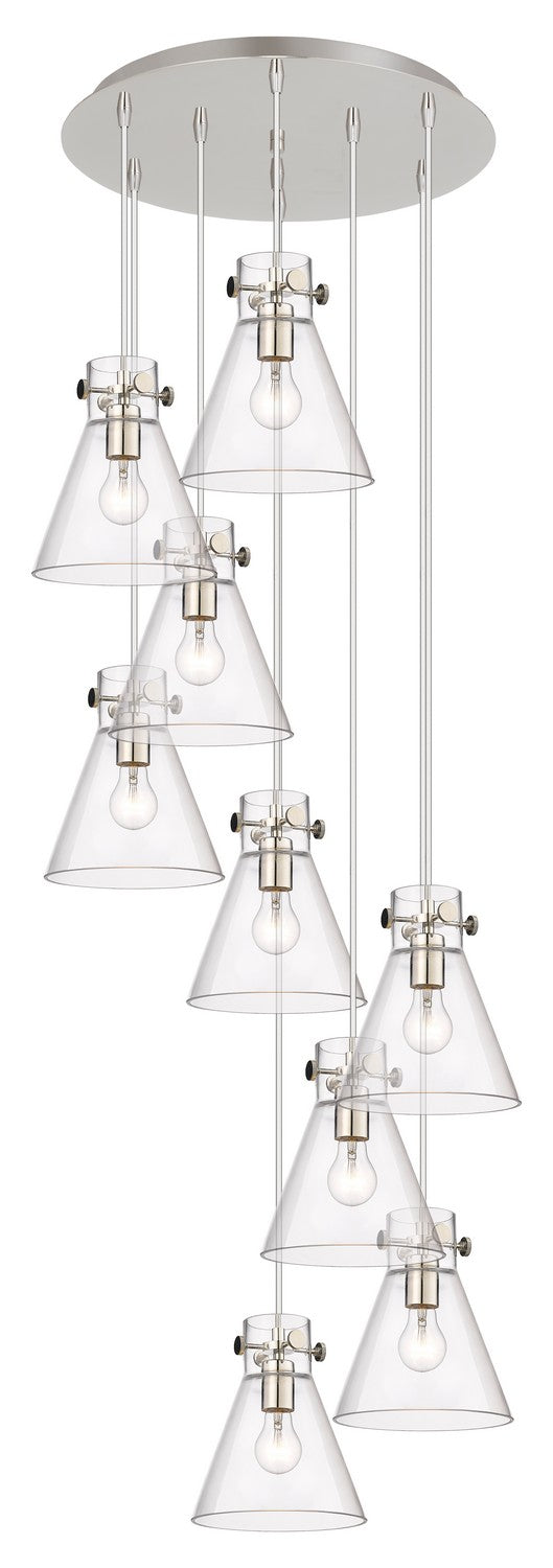 Innovations Downtown Urban 119-410-1PS-PN-G411-8CL Pendant Light - Polished Nickel