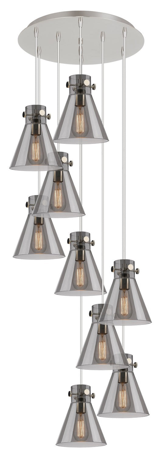 Innovations Downtown Urban 119-410-1PS-PN-G411-8SM Pendant Light - Polished Nickel