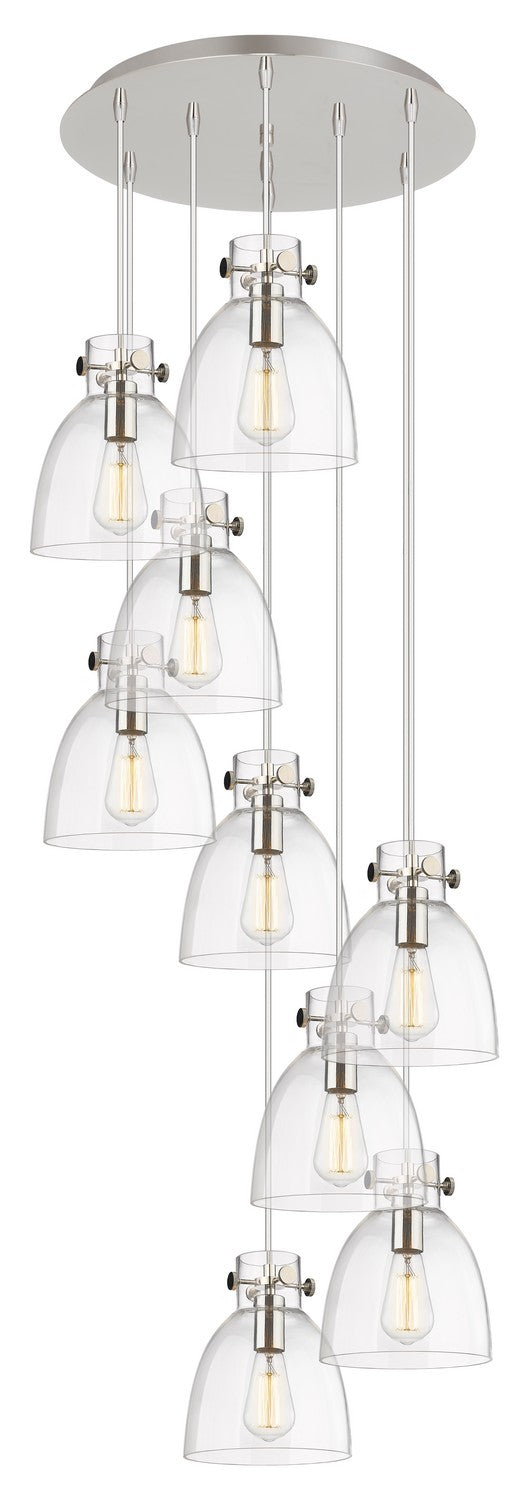 Innovations Downtown Urban 119-410-1PS-PN-G412-8CL Pendant Light - Polished Nickel