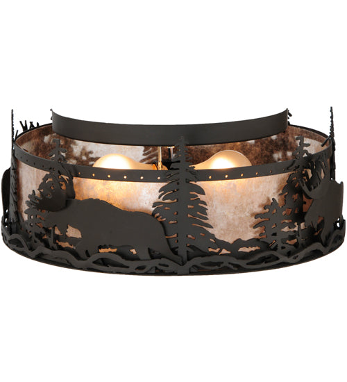 Meyda Tiffany Moose At Dusk 136320 Ceiling Light - Oil Rubbed Bronze