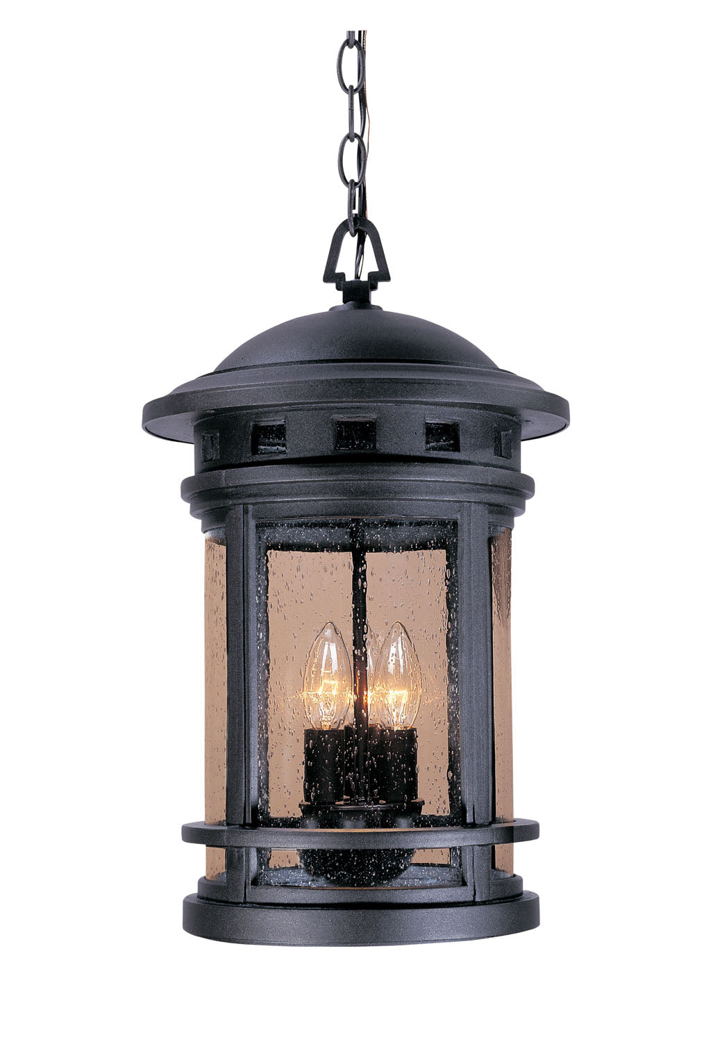 Designers Fountain 2394-ORB Sedona Three Light Hanging Lantern Outdoor Bronze / Dark