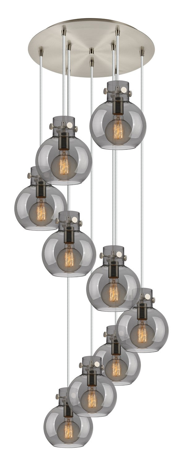 Innovations Newton 119-410-1PS-SN-G410-8SM Pendant Light - Brushed Satin Nickel