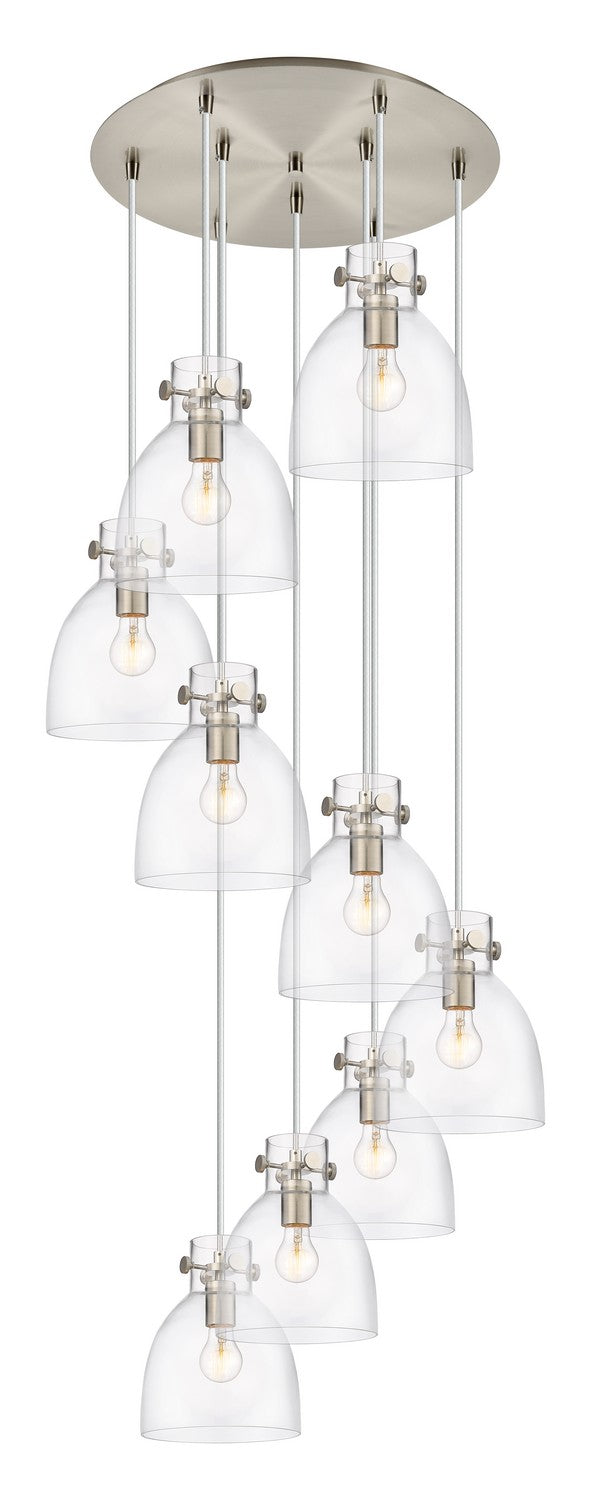 Innovations Downtown Urban 119-410-1PS-SN-G412-8CL Pendant Light - Brushed Satin Nickel