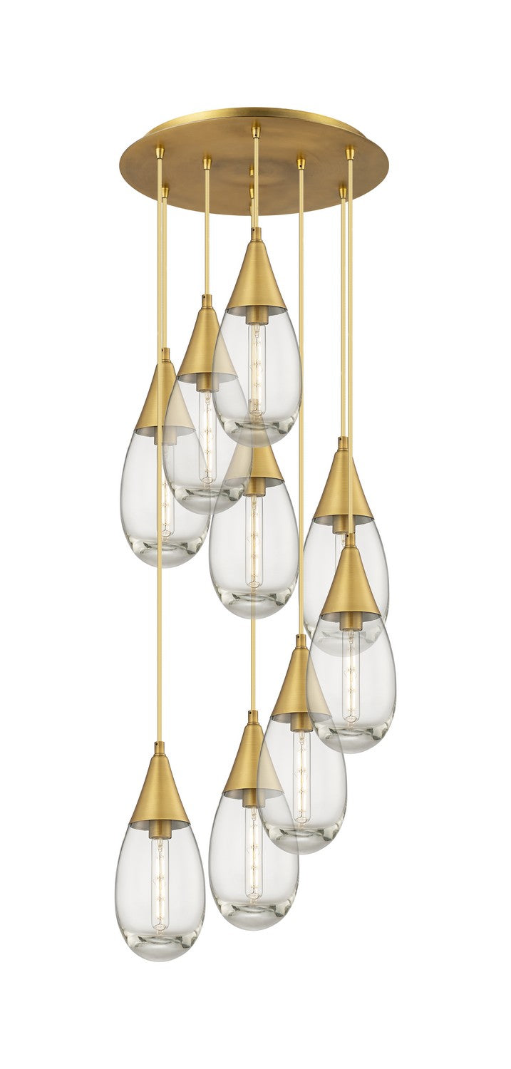 Innovations Downtown Urban 119-450-1P-BB-G450-6CL Pendant Light - Brushed Brass