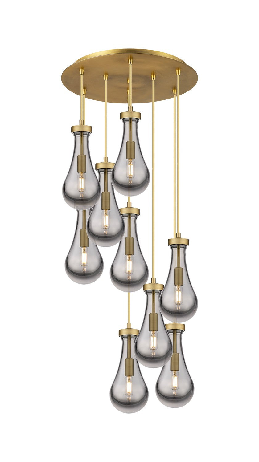 Innovations Downtown Urban 119-451-1P-BB-G451-5SM Pendant Light - Brushed Brass