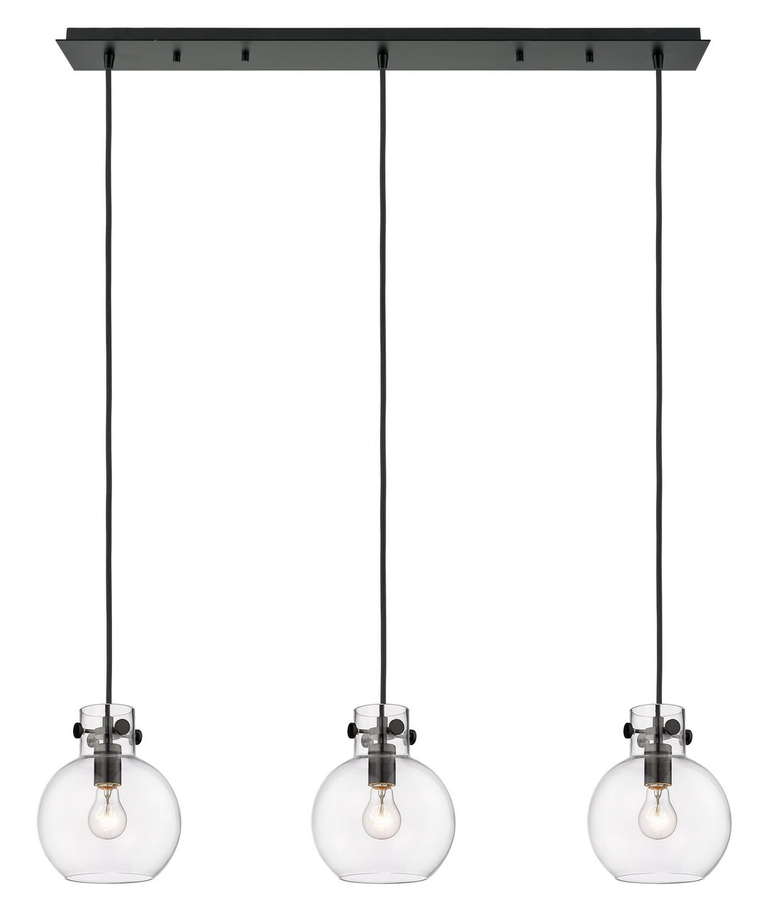 Innovations Downtown Urban 123-410-1PS-BK-G410-8CL Pendant Light - Matte Black