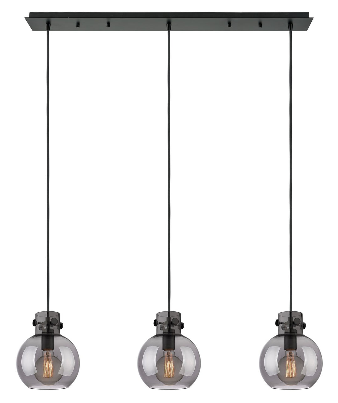 Innovations Newton 123-410-1PS-BK-G410-8SM Pendant Light - Matte Black