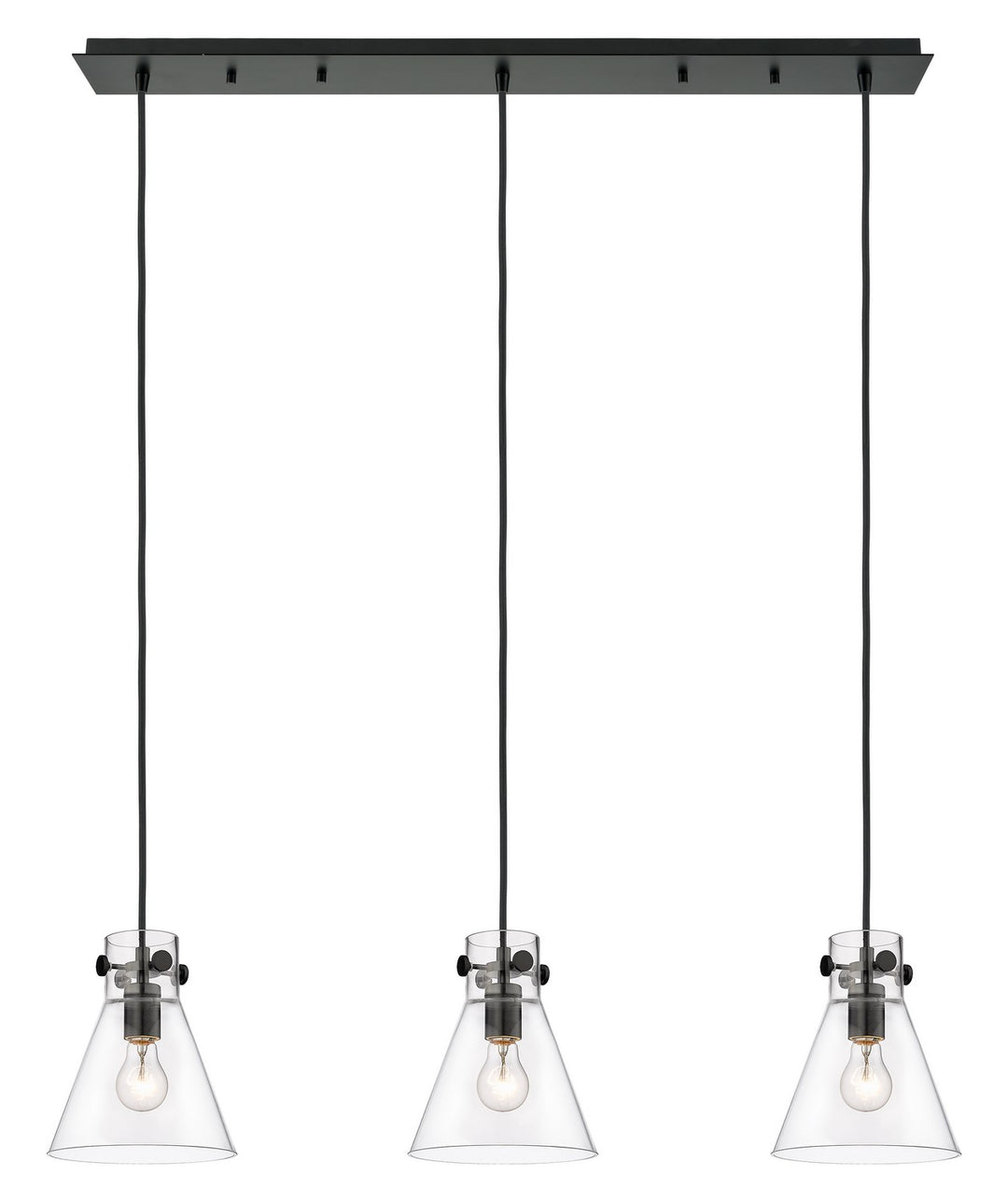 Innovations Downtown Urban 123-410-1PS-BK-G411-8CL Pendant Light - Matte Black