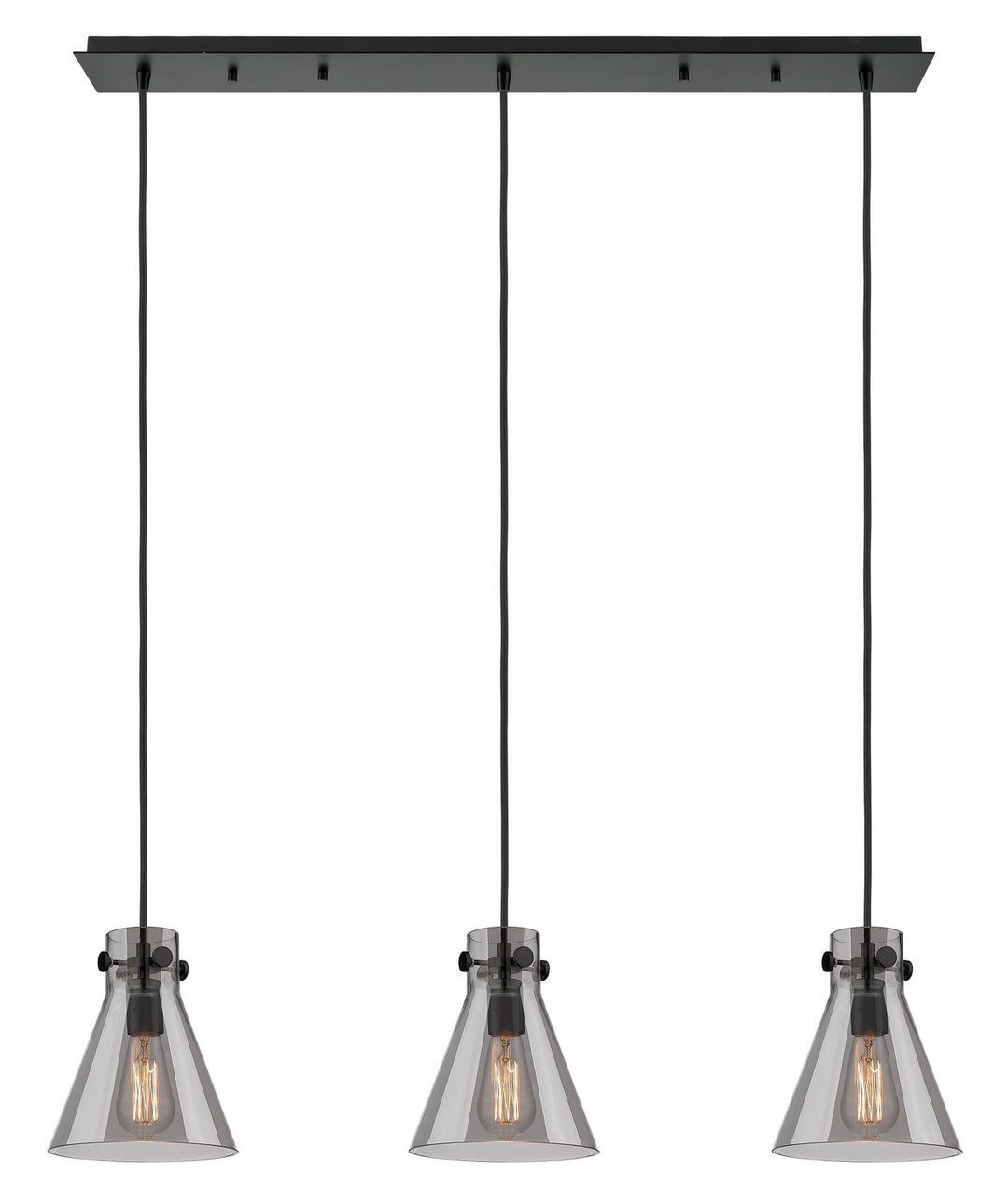 Innovations Downtown Urban 123-410-1PS-BK-G411-8SM Pendant Light - Matte Black