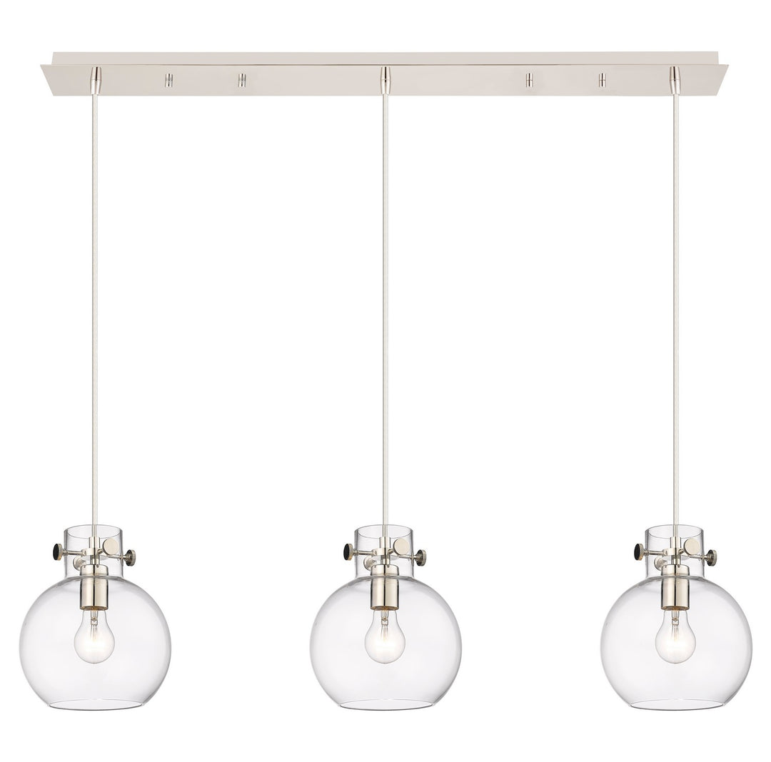 Innovations Newton 123-410-1PS-PN-G410-8CL Pendant Light - Polished Nickel