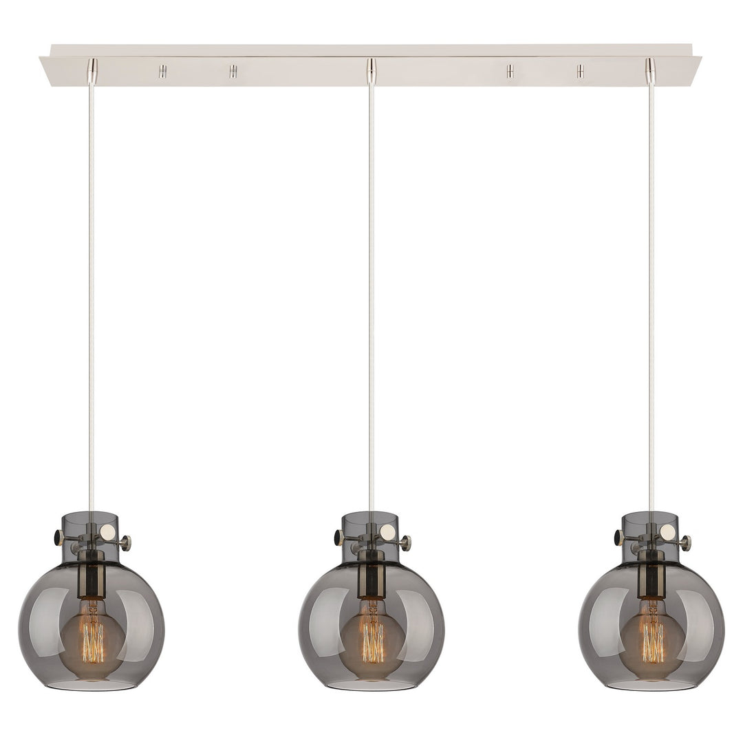 Innovations Newton 123-410-1PS-PN-G410-8SM Pendant Light - Polished Nickel