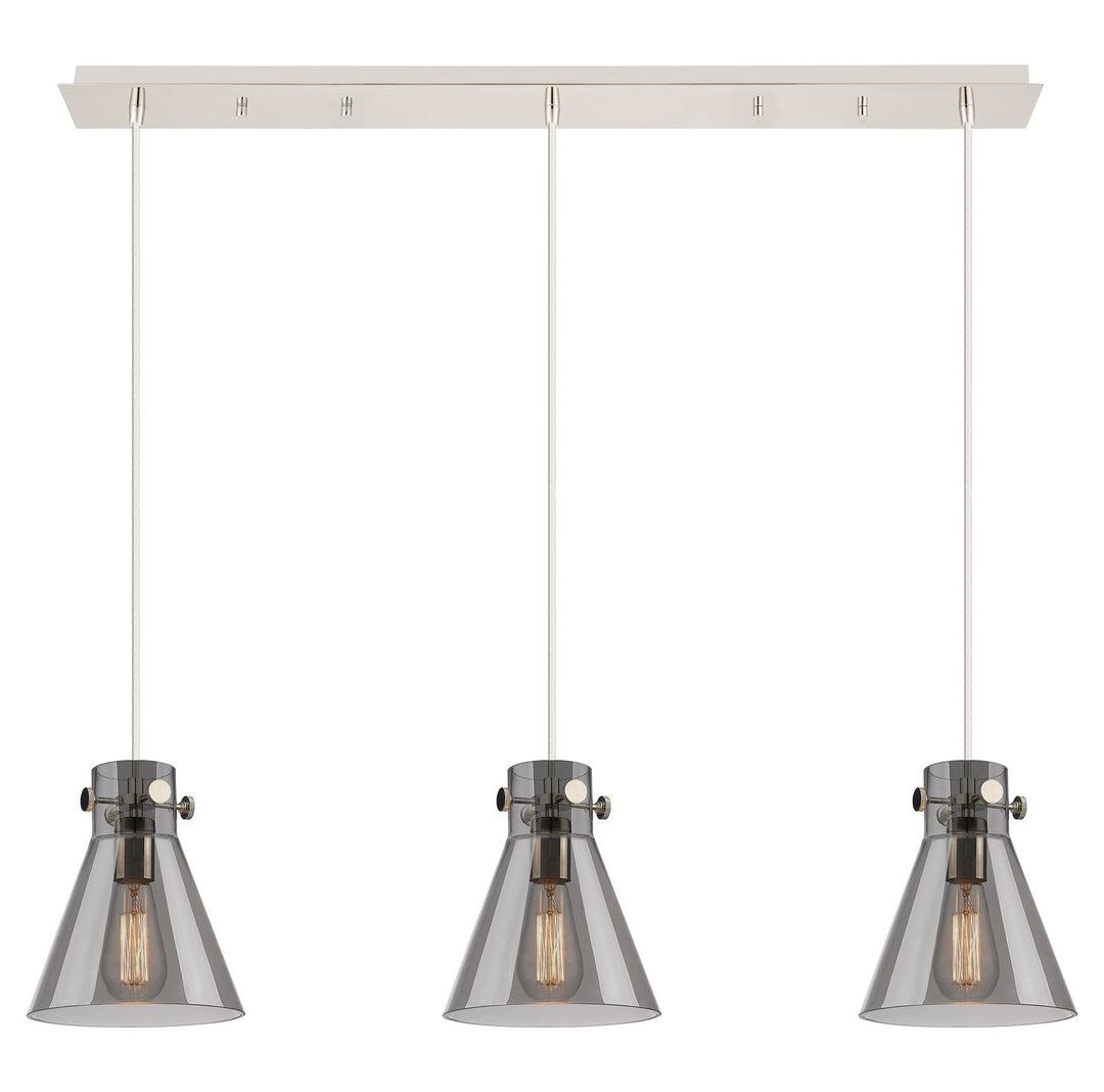 Innovations Downtown Urban 123-410-1PS-PN-G411-8SM Pendant Light - Polished Nickel