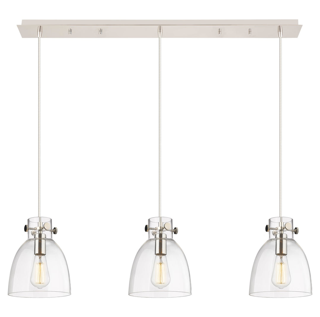 Innovations Downtown Urban 123-410-1PS-PN-G412-8CL Pendant Light - Polished Nickel