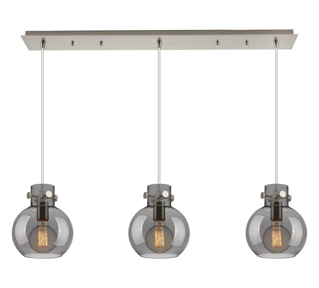 Innovations Newton 123-410-1PS-SN-G410-8SM Pendant Light - Brushed Satin Nickel