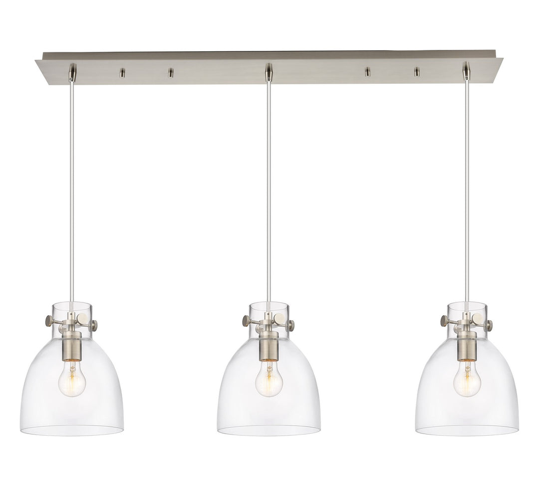 Innovations Downtown Urban 123-410-1PS-SN-G412-8CL Pendant Light - Brushed Satin Nickel