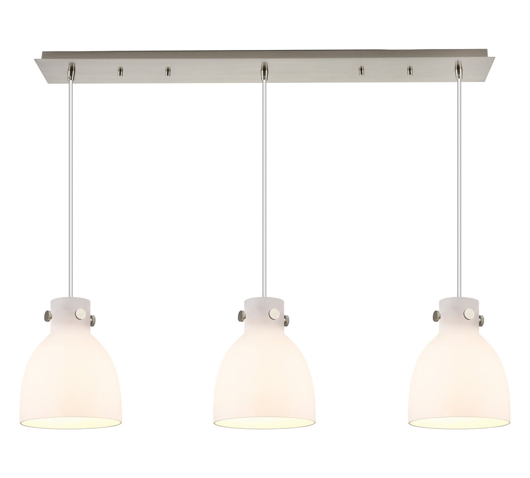 Innovations Downtown Urban 123-410-1PS-SN-G412-8WH Pendant Light - Brushed Satin Nickel